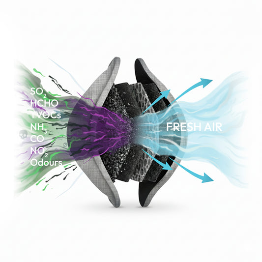 GOODAIR 2.0 Premium Non-electric Car Air Purifier | Elegant Silver