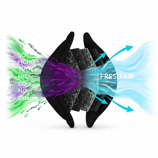 GOODAIR 2.0 Premium Non-electric Car Air Purifier | Super Black