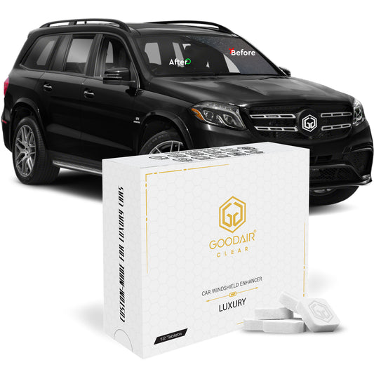 GOODAIR Clear Car Windshield Enhancer Tablets | Luxury | 12 Tablets