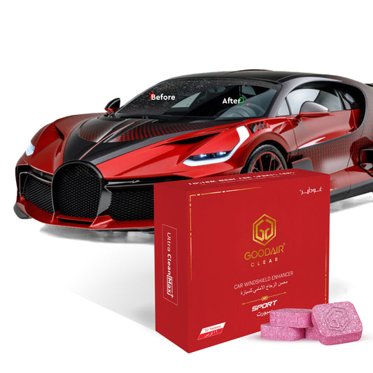 GOODAIR Clear Car Windshield Enhancer Tablets | Sport | 12 Tablets