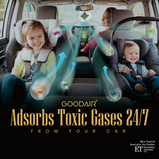 GOODAIR 2.0 Premium Non-electric Car Air Purifier | Forest Green