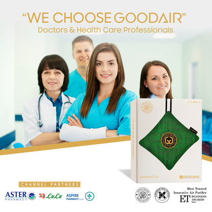 جهاز تنقية الهواء للسيارة غير الكهربائي PREMIUM 2.0 من GOODAIR | أخضر غابي