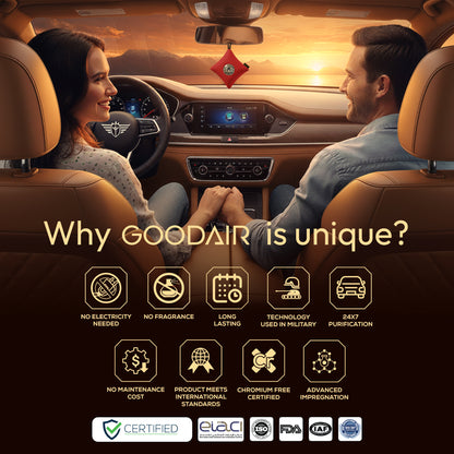 GOODAIR 2.0 Car Air Purifier | Special Royal Red