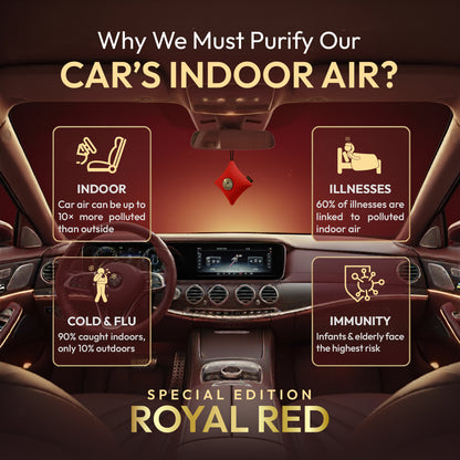 GOODAIR 2.0 Car Air Purifier | Special Royal Red