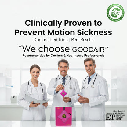 GOODAIR 2.0 Premium Non-electric Car Air Purifier | Stylish Pink